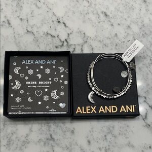 Alex and Ani Silver Celestial Charm Bracelet